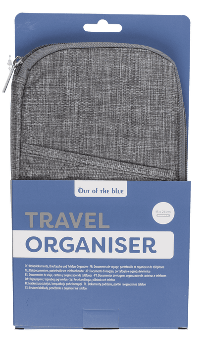 Travel Document, Wallet and Phone Organiser,
