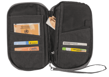 Travel Document, Wallet and Phone Organiser,