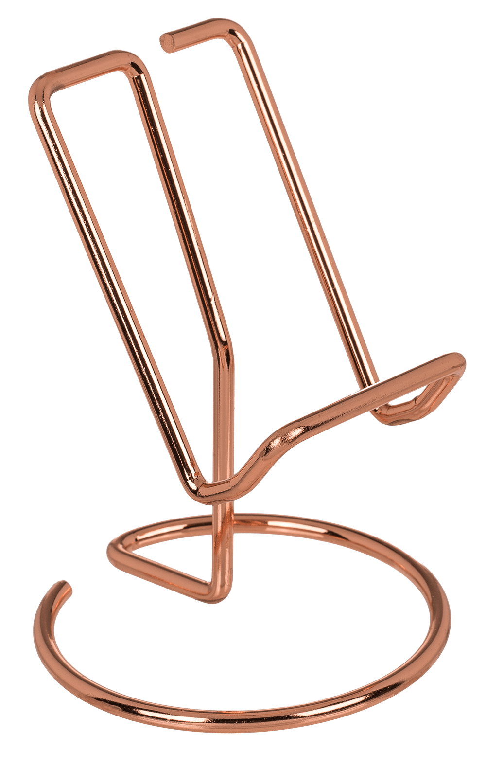 Phone holder, Rose gold, approx. 10 x 8 cm,