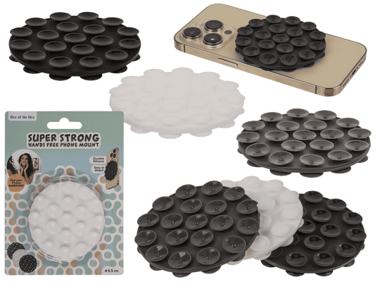 Mobile phone holder suction cup, 6,5 cm,