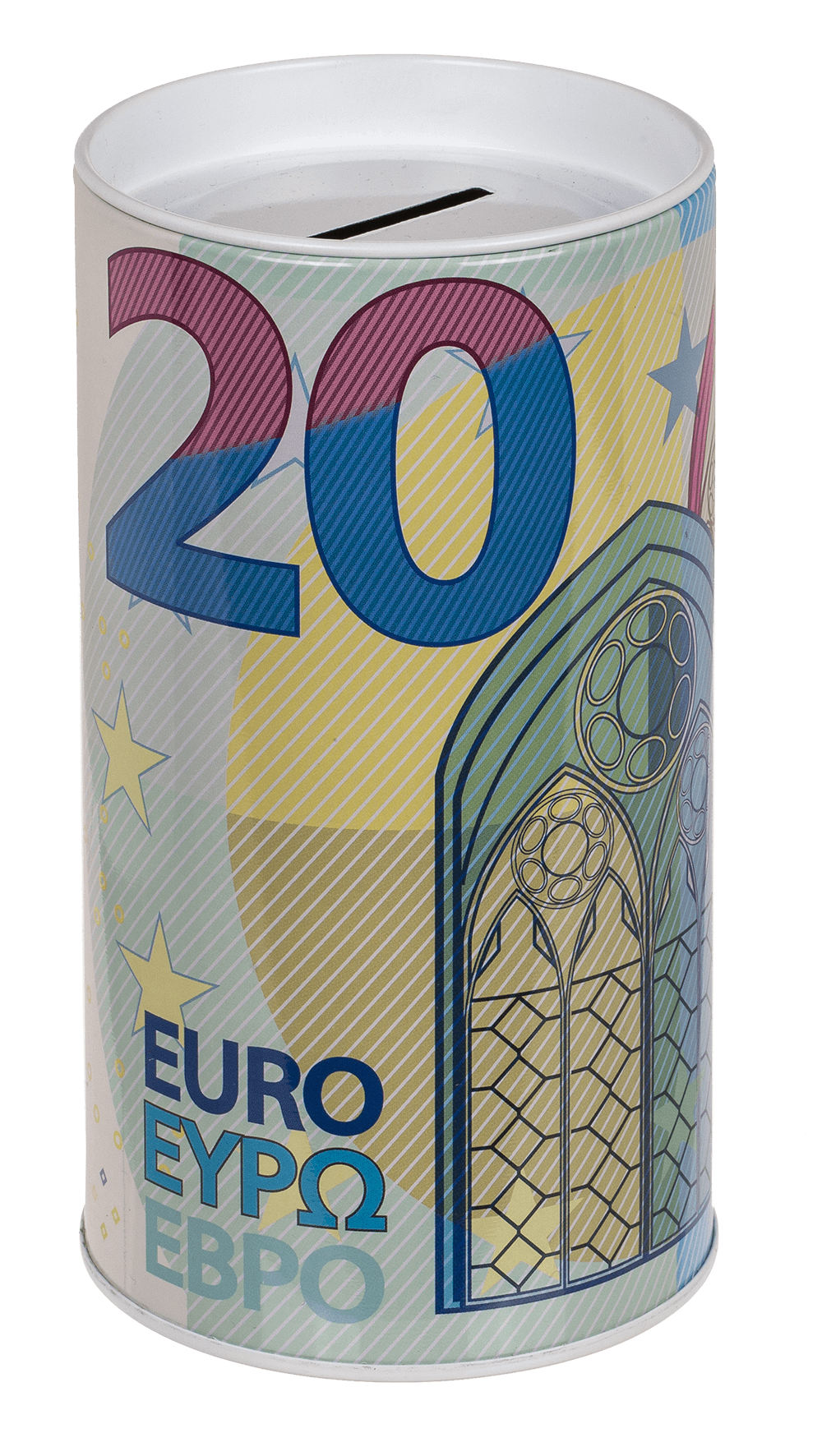 Metal Savings Box, €-Notes,