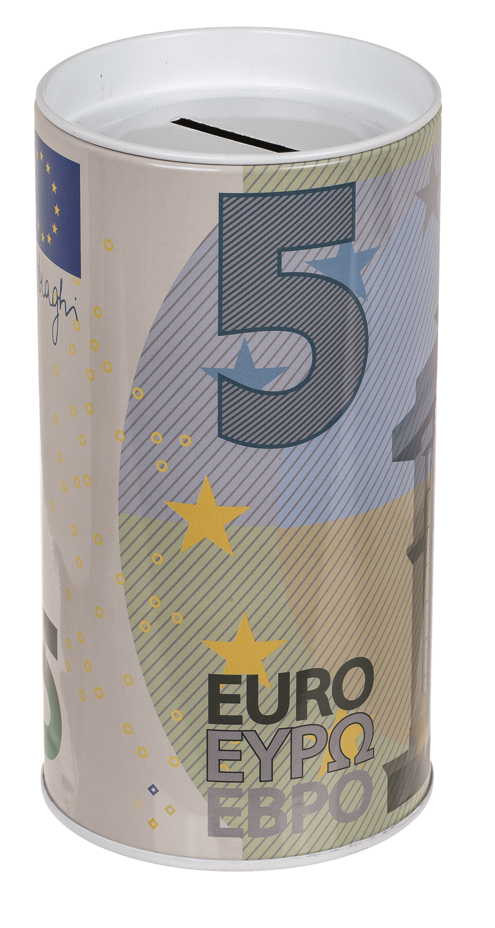 Metal Savings Box, €-Notes,