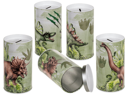 Tin Metal Money Bank, Dinosaur,