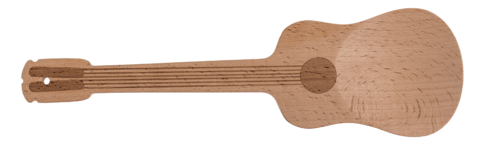 Wooden Salad Spoon, Guitar,