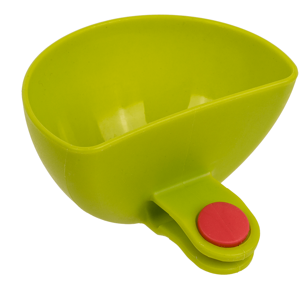 Dip bowl with clip, set of 4 pcs,
