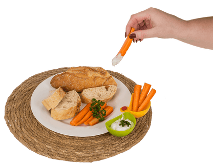 Dip bowl with clip, set of 4 pcs,