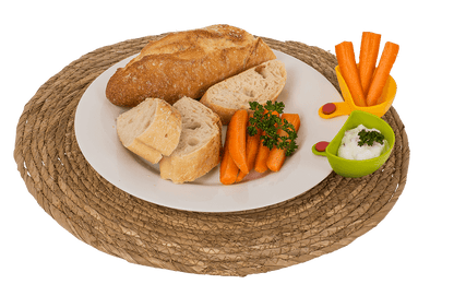 Dip bowl with clip, set of 4 pcs,