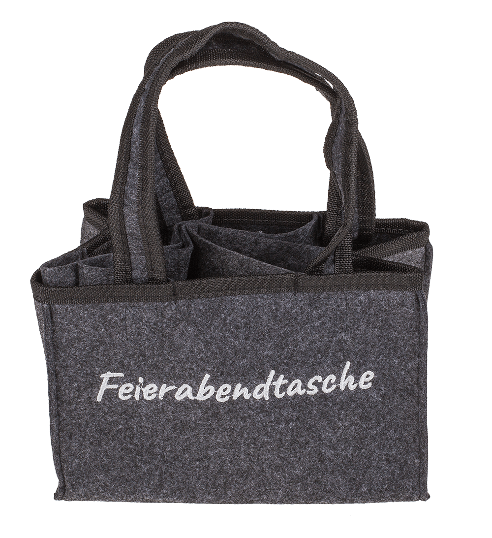 Felt Bottle Bag with 6 compartments,