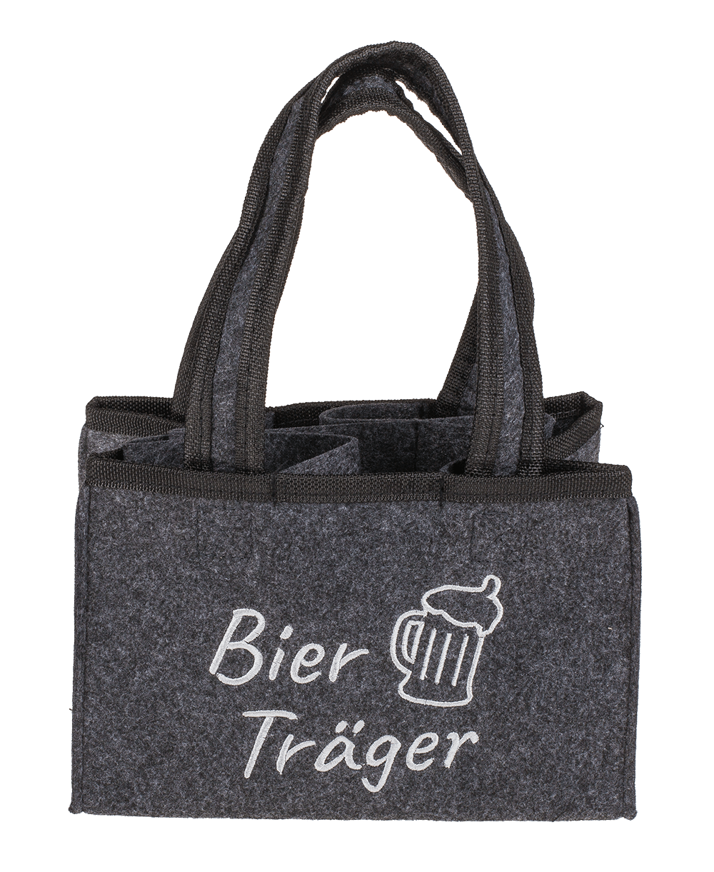 Felt Bottle Bag with 6 compartments,
