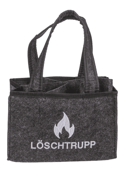 Felt bottle bag with 6 compartments,