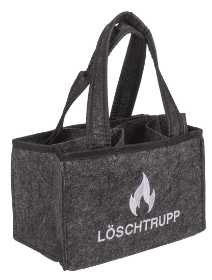 Felt bottle bag with 6 compartments,