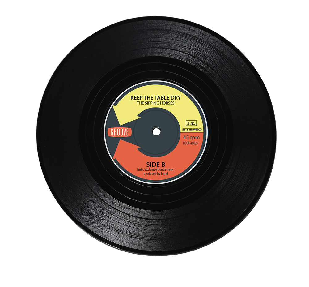 Vinyl coaster, Record,