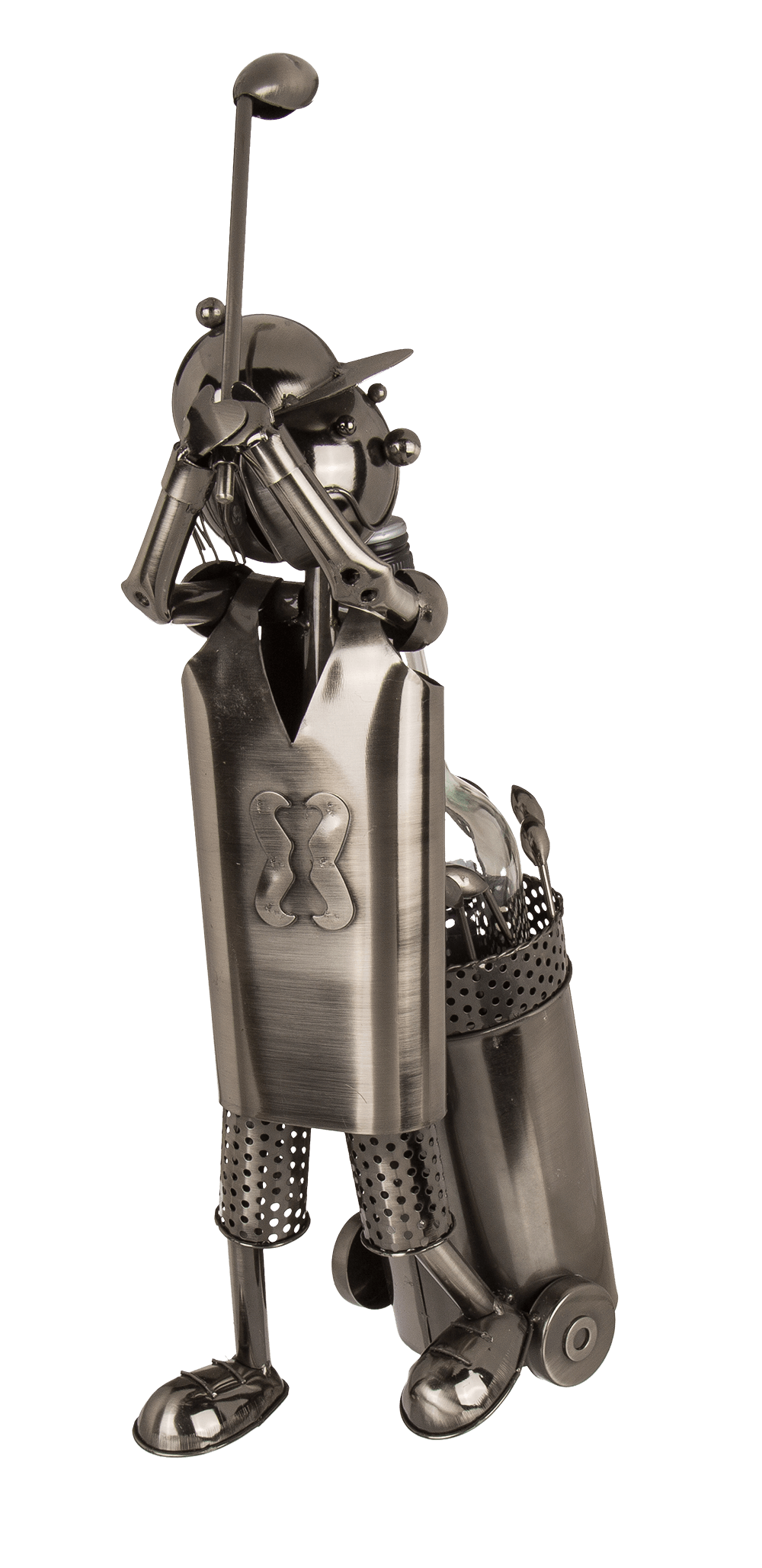 Metal bottle holder, Golf Player,