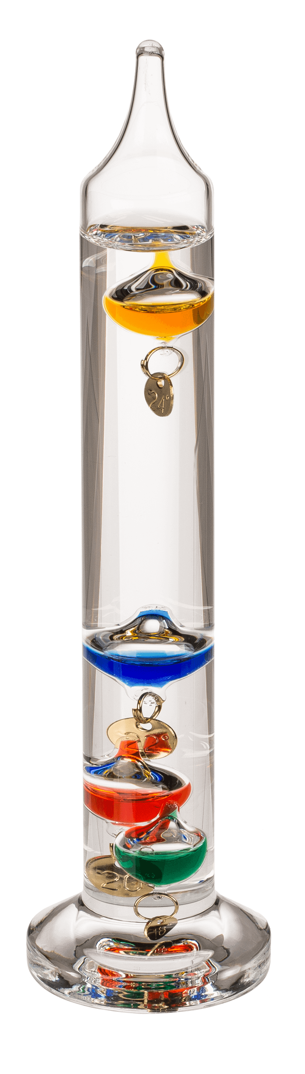 Glass Galileo Thermometer,