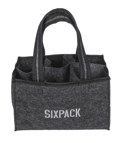 Felt Bottle Bag with 6 compartments, Sixpack,