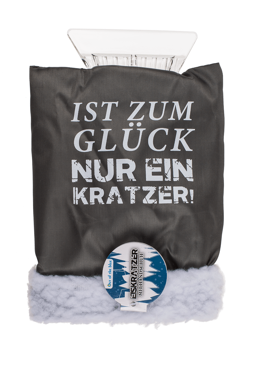 Ice scraper with glove