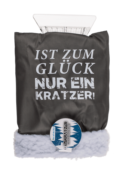 Ice scraper with glove