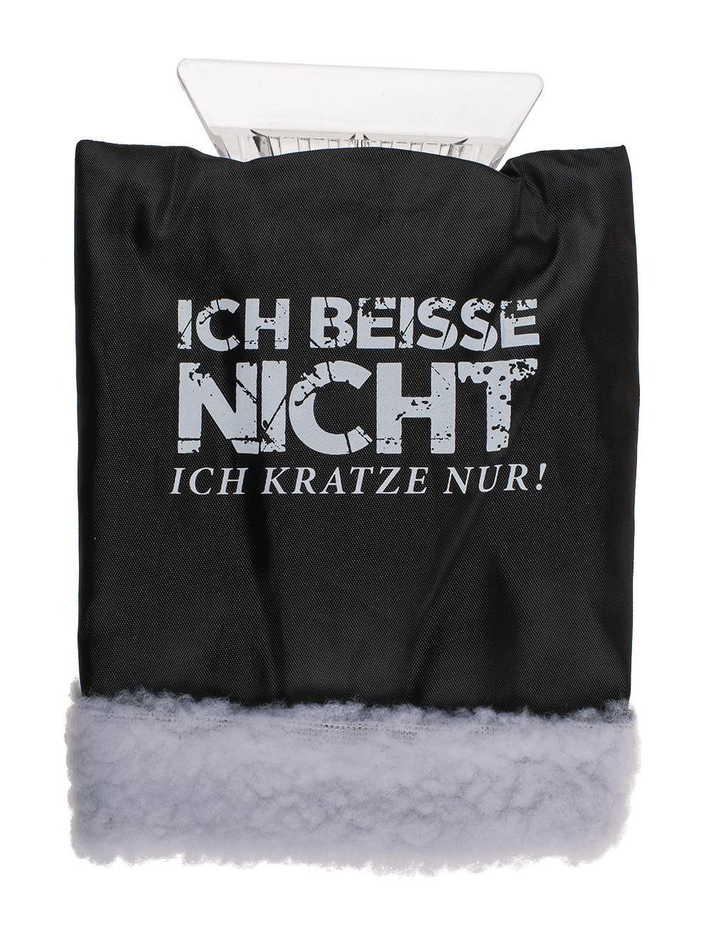 Ice scraper with glove