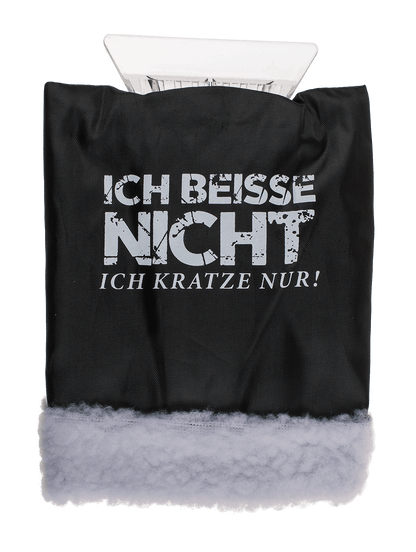 Ice scraper with glove