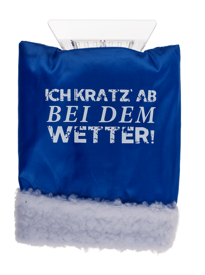 Ice scraper with glove