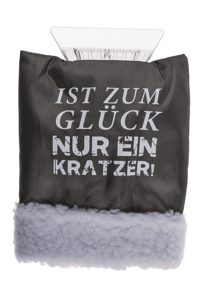 Ice scraper with glove