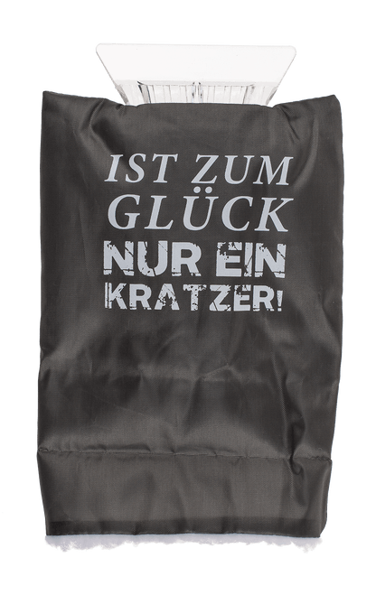 Ice scraper with glove