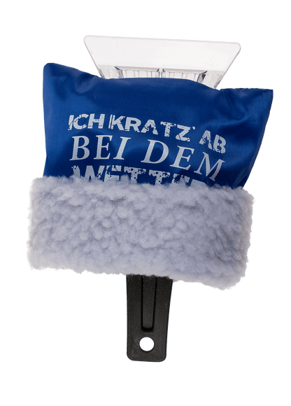 Ice scraper with glove