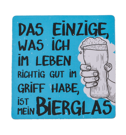 Coaster with cork backing, Slogans