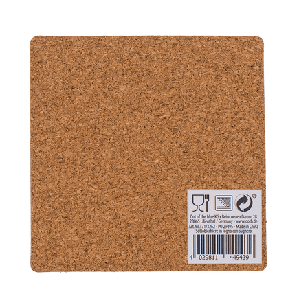 Coaster with cork backing, Slogans