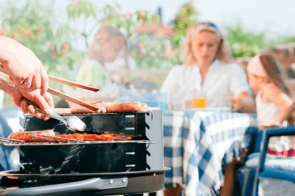 Wooden BBQ-Tongs with bottle opener,