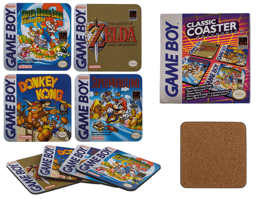 Cork coasters, Gameboy - Classic Collection,