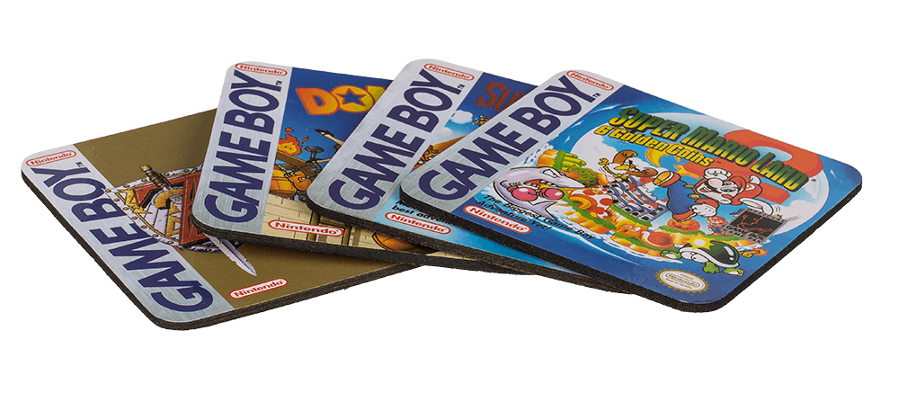 Cork coasters, Gameboy - Classic Collection,