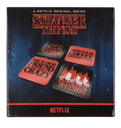 Cork coasters, Stranger Things,