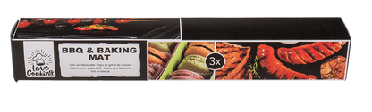 BBQ & baking mat, Set of 3,