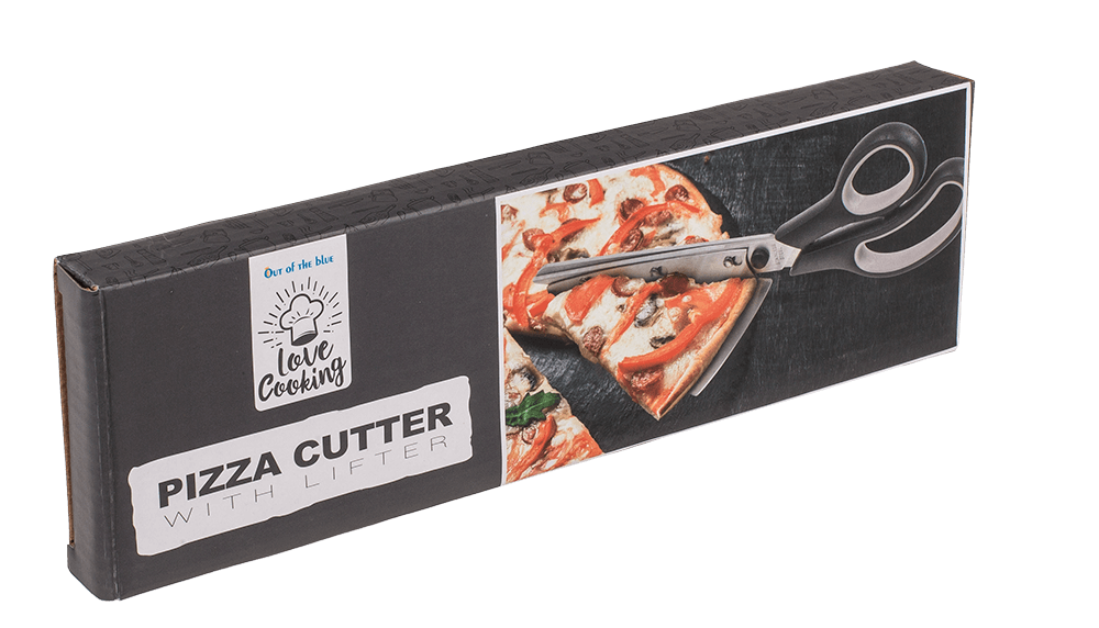 Pizza cutter with lifter, ca. 27 x 8 cm,