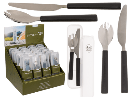 Camping Cutlery Set, 2 pcs set,