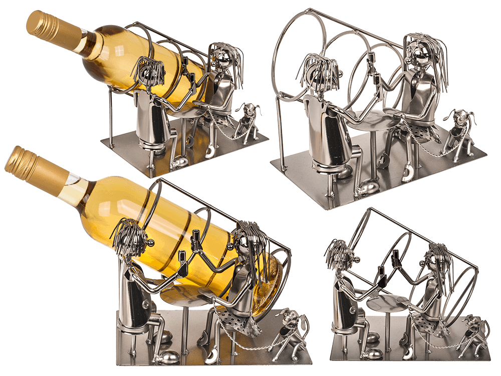 Metal bottle holder, Lovers VIII,