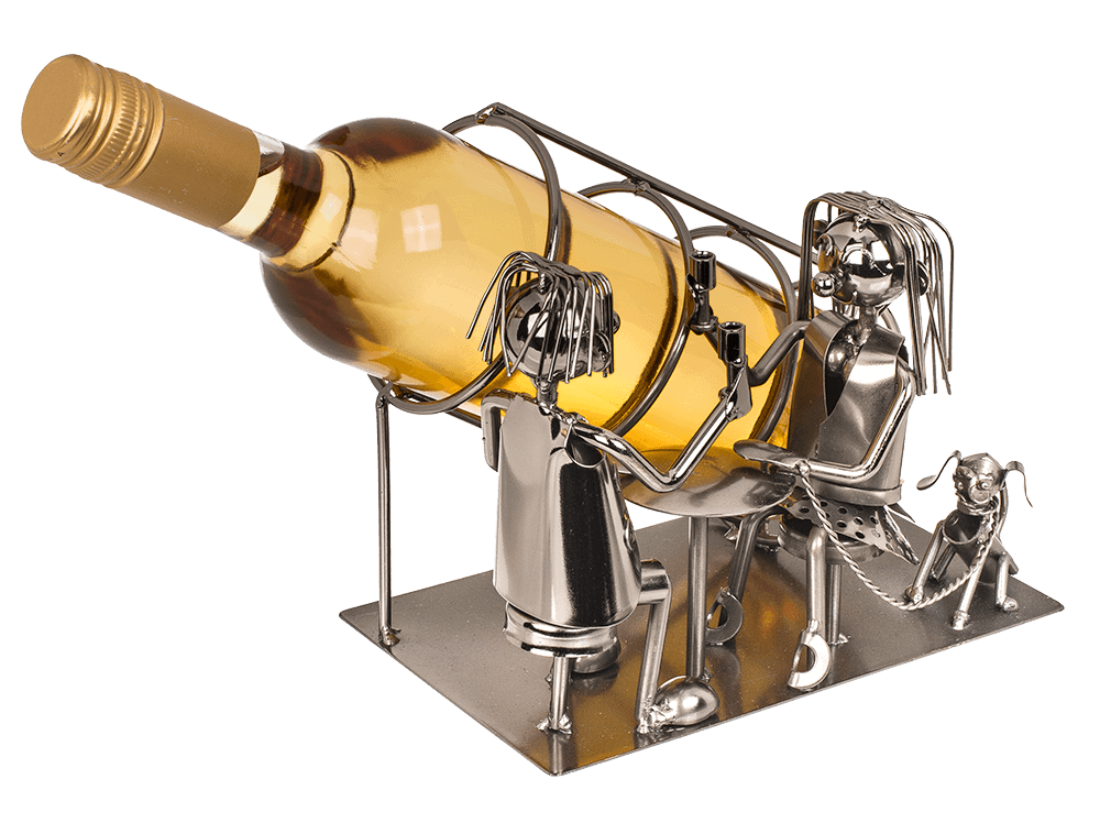 Metal bottle holder, Lovers VIII,
