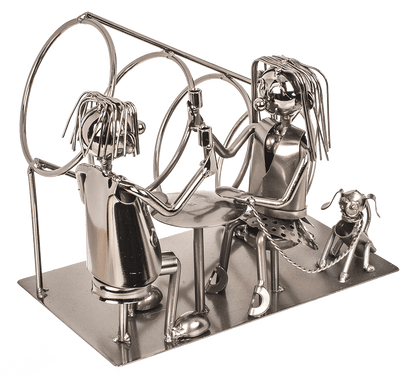 Metal bottle holder, Lovers VIII,