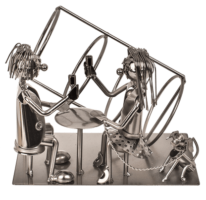 Metal bottle holder, Lovers VIII,