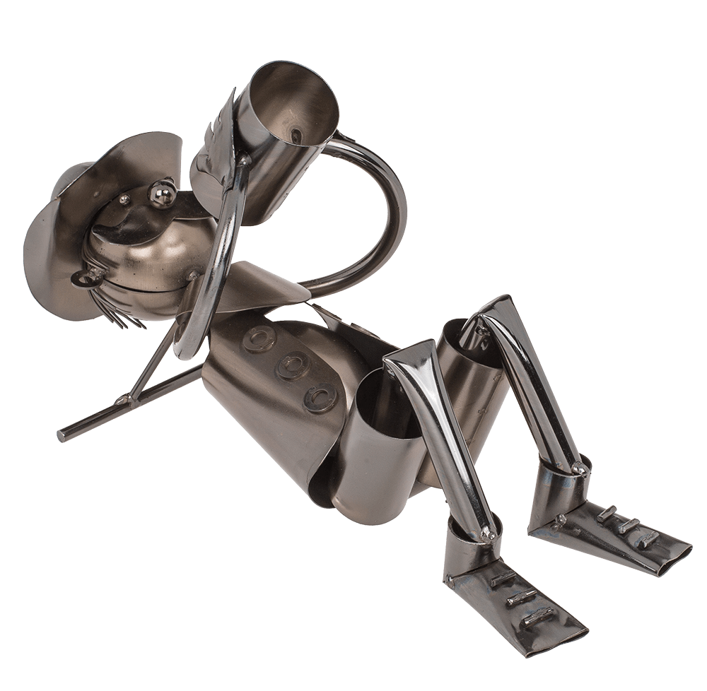 Metal bottle holder, Drinker II,