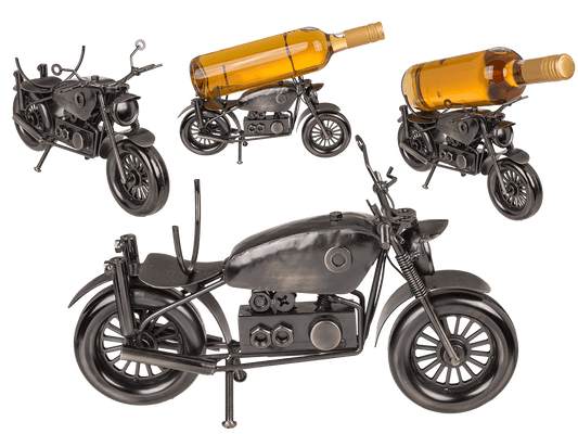 Metal bottle holder, motorcycle IV, 30 x 17.5 cm