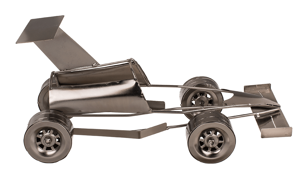 Metal bottle holder, Racing Car,