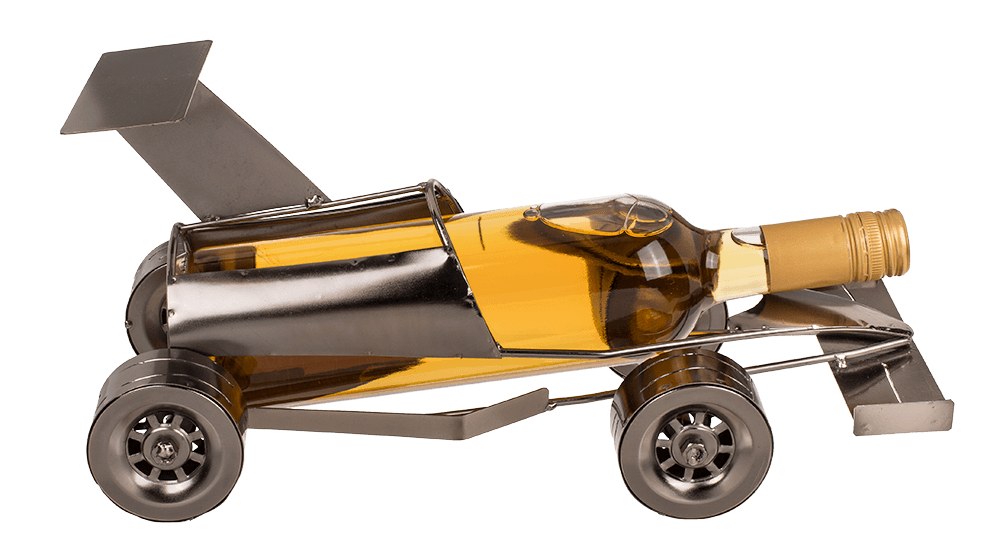 Metal bottle holder, Racing Car,