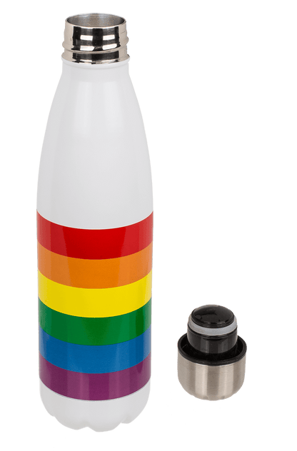 Metall drinking bottle, Pride,