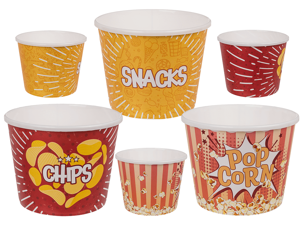 Snack bucket, ca. 17 x 17 x 13,3 cm,