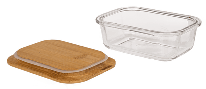 Glass storage box, for 350  ml, ca.15 x 11 cm,