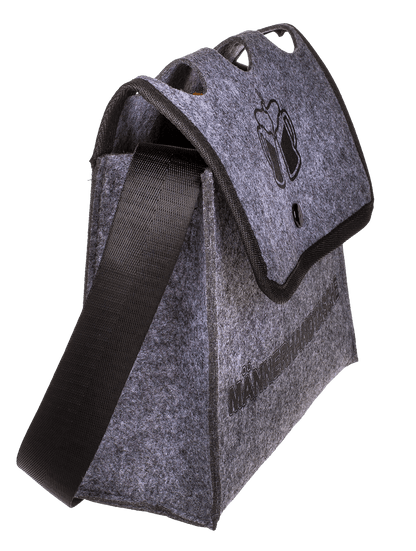 Grey Shoulder Bag, Männerhandtasche,