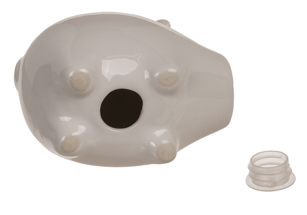 Salt & pepper shaker, pigs with magnet nose,