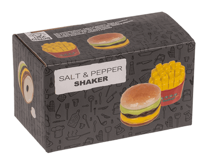 Salt & pepper shaker, Burger & Fries,